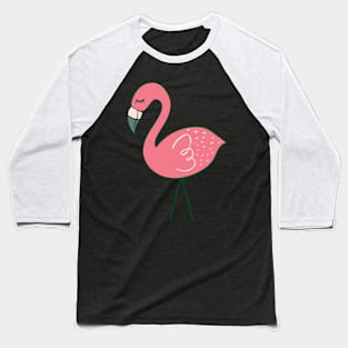 Anytime Flamingos Baseball T-Shirt